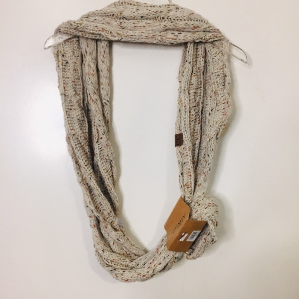 C.C Exclusives Infinity Knit Cable Scarf
